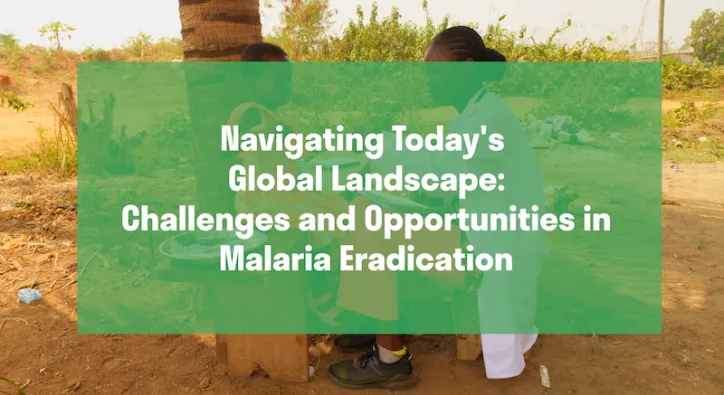 global health session 1 on malaria banner